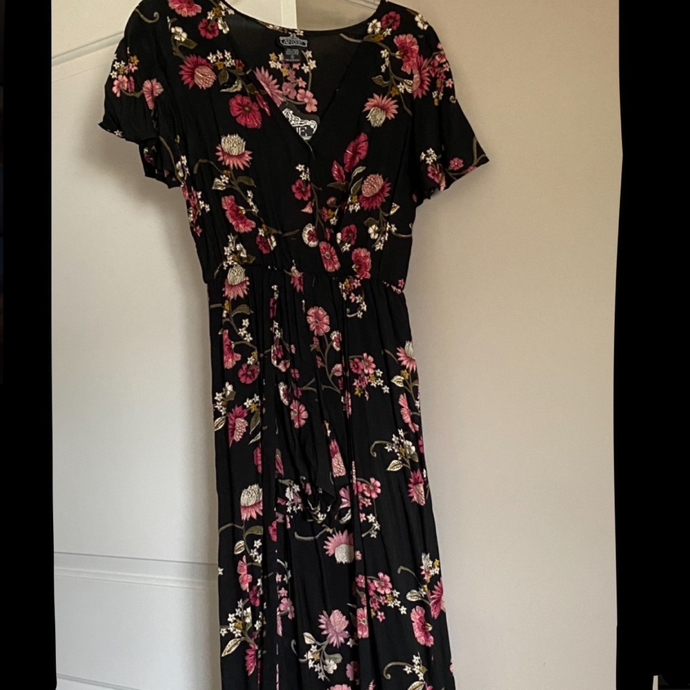 Angie floral high-low Romper